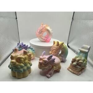 Collector mates Dragon Dessert blind box figures Set W/ Donut Dragon (chase) Use